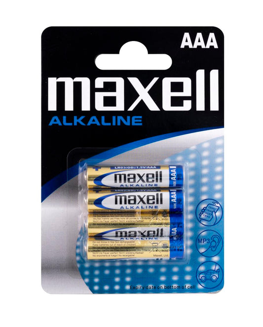 Maxell AAA Alkaline 4s