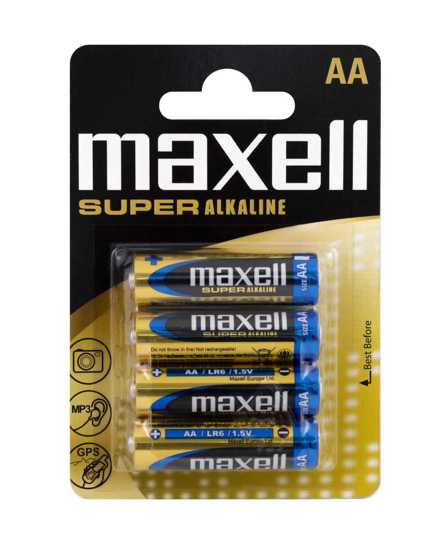 Maxell AA Alkaline 4s