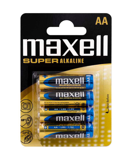 Maxell AA Alkaline 4s