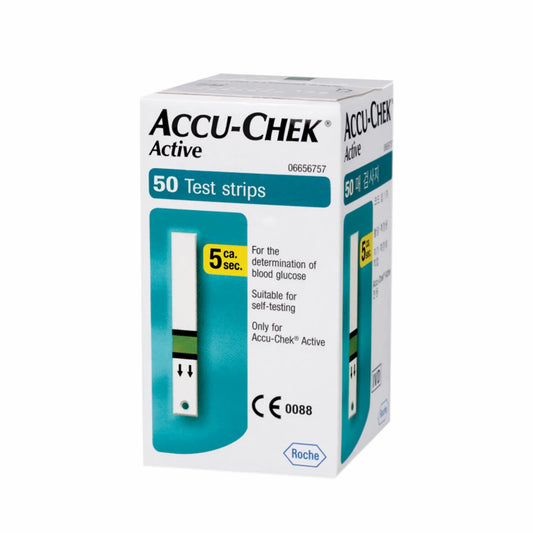 Accu Chek Active Strips 50's