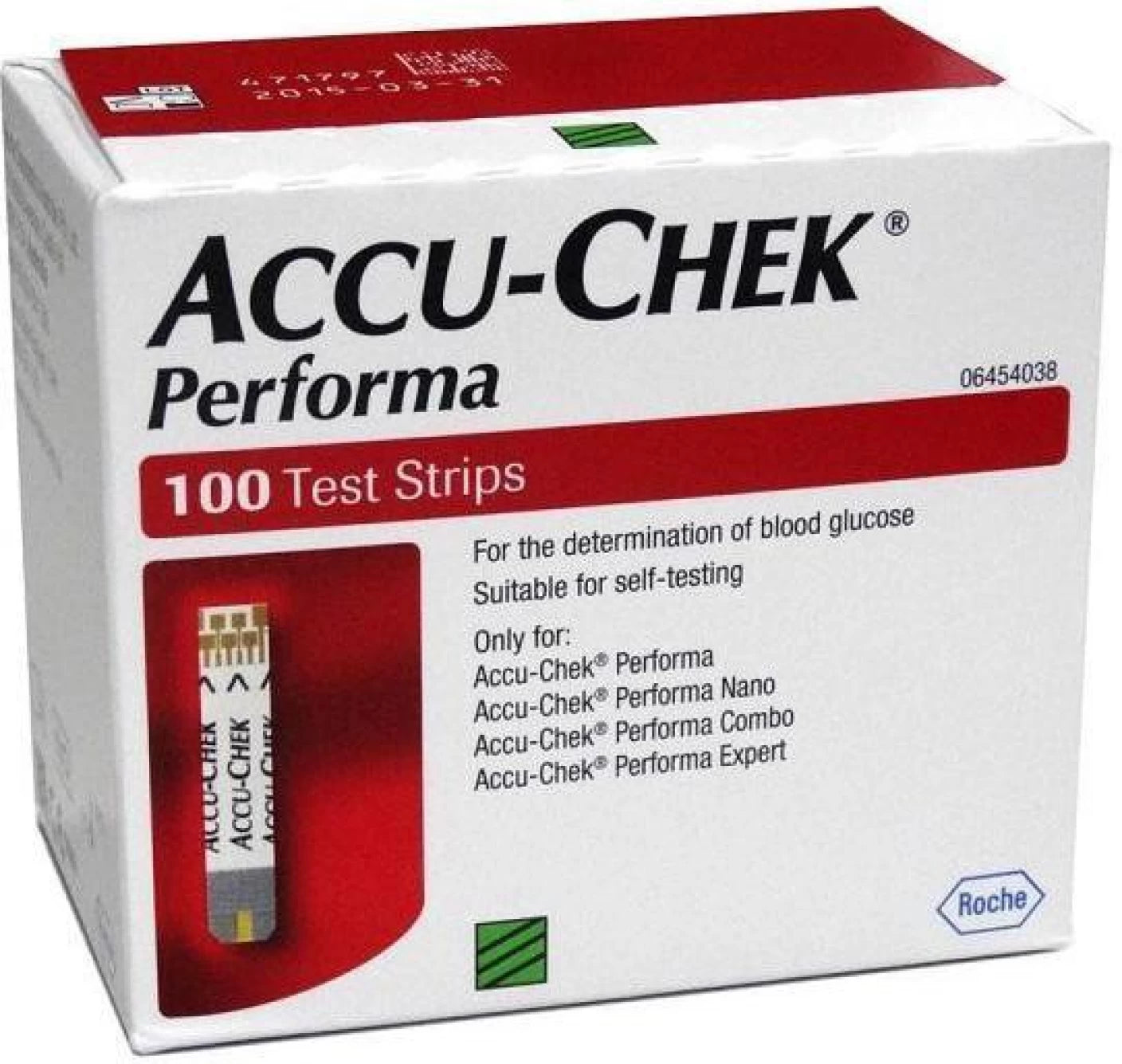 Accu Chek Perfoma Strips 100's