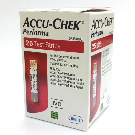 Accu Chek Perfoma Strips 25's